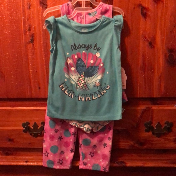 wonder nation Other - BRAND NEW 3 T 4 PIECE POLY SLEEP SET! NWTS! SMOKE FREE HOME!